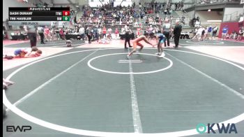 85 lbs 3rd Place - Dash Durant, Team Tulsa Wrestling Club vs Tre Hausler, Raw Wrestling Club