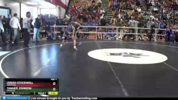 106 lbs Quarterfinal - Josiah Stockwell, Saratoga vs Tanner Johnson, Douglas