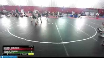 220 lbs Semis & 1st Wb (8 Team) - Jaxson Browning, Maysville vs Cooper Conliss, Glenbard East