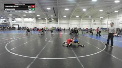 103 lbs Consi Of 8 #2 - Owen Chetwynd, Essex Junction vs Arjan Singh, Team Tugman