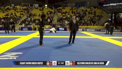 Kellyson Carlos De Lima Da Silva vs Legacy Jayiris Green-Coutee 2025 World Jiu-Jitsu IBJJF Championship