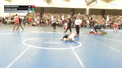 52-B lbs Semifinal - Asher Montoya, Top Rank Hammers vs Parker Sauer, All I See Is Gold Academy