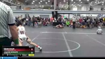 80 lbs Round 2 (4 Team) - Devin Ehler, Warhawks Black vs Colton Schultz, Olympia
