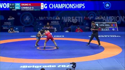 55 kg 1/8 Final - Haruna Okuno, Japan vs Otgontuya Chinbold, Mongolia