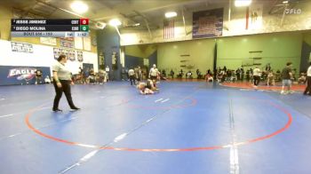 150 lbs Semifinal - Diego Molina, Eleanor Roosevelt vs Jesse Jimenez, Centennial (Corona)