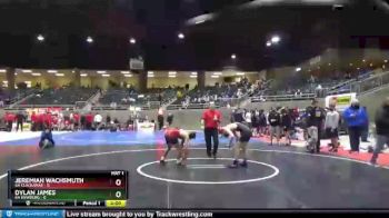 106 lbs Round 3 (4 Team) - Dylan James, 6A Newberg vs Jeremiah Wachsmuth, 6A Clackamas