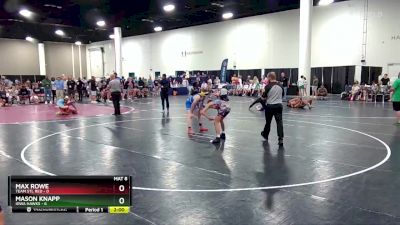 113 lbs Round 3 (6 Team) - Mason Knapp, Iowa Hawks vs Max Rowe, Team STL Red