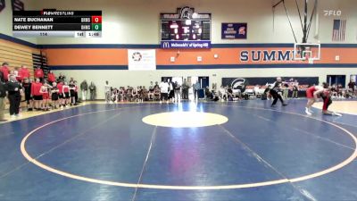 114 lbs Semis (4 Team) - Dewey Bennett, Dupont Hadley Middle School vs Nate Buchanan, Burns Middle School