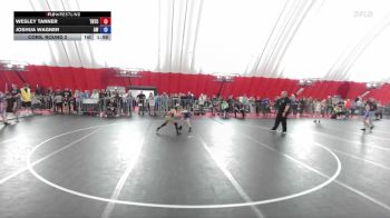 77 lbs Cons. Round 2 - Wesley Tanner, Team Nazar Training Center vs Joshua Wagner, Aviators Wrestling