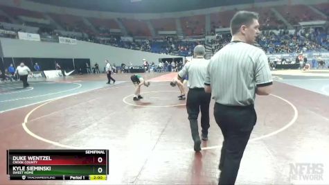 4A-113 lbs Semifinal - Kyle Sieminski, Sweet Home vs Duke Wentzel, Crook County