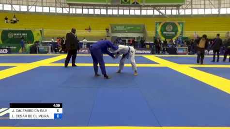 JACKSON CACEMIRO DA SILVA vs LINCOLN CESAR DE OLIVEIRA 2023 Brasileiro Jiu-Jitsu IBJJF