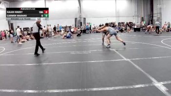 175 lbs Round 4 (6 Team) - Kaleb Kinzey, TDWC Maniacs vs Carmen Marano, Frost Gang