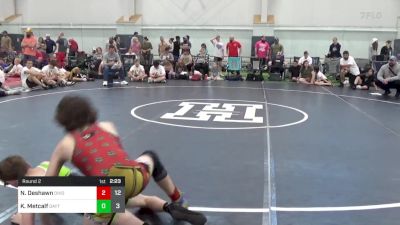 90 lbs Round 2 - Nolan Deshawn, Ohio Gold 14K vs Kellen Metcalf, Dayton Bandits - Gray