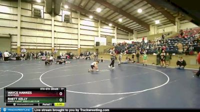 77 lbs Cons. Round 2 - Wayce Hawkes, Bear River vs Rhett Kelly, North Summit Wrestling Club