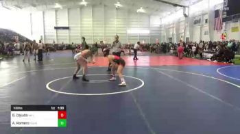 109 lbs Round Of 16 - Genesis Cejudo, Valiant vs Alazaye Romero, Team FCA