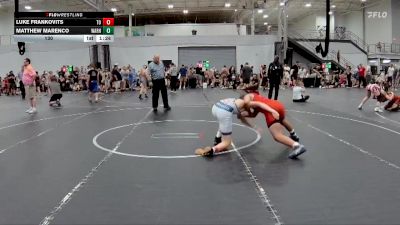 130 lbs Round 3 (4 Team) - Luke Frankovits, The Outsiders vs Matthew Marenco, Warhawks