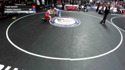 144 lbs Semis - Jake Hocker vs Ruben Gonzales, Credo Wrestling Club