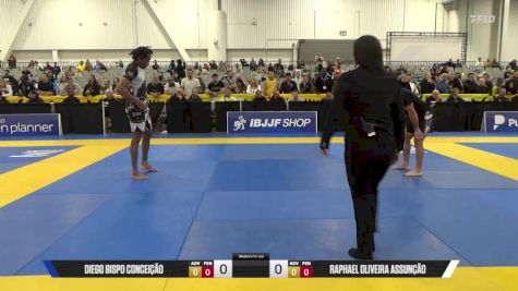 Raphael Oliveira Assunção vs Diego Bispo Conceição 2025 World IBJJF Jiu-Jitsu No-Gi Championship