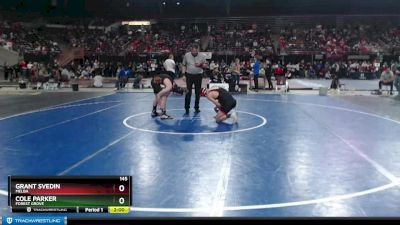 145 lbs Champ. Round 2 - Cole Parker, Forest Grove vs Grant Svedin, Melba