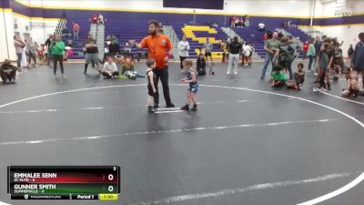 40 lbs Round 2 (6 Team) - Emmalee Senn, KC Elite vs Gunner Smith, Summerville