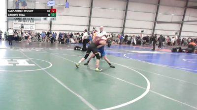 106 lbs Consi Of 16 #2 - Alexander Moody, NC vs Zachry Teal, ID