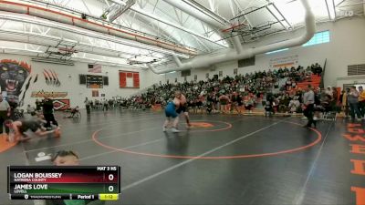 285B Round 2 - Logan Bouissey, Natrona County vs James Love, Lovell