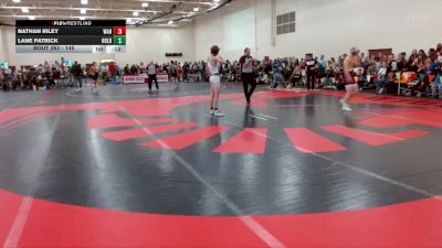 145 lbs Cons. Round 2 - Lane Patrick, Holdingford vs Nathan Riley, Wabasso