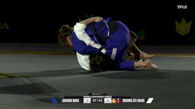 BRIANNA STE-MARIE vs JANAINA MAIA 2024 IBJJF The Crown Presented by FloGrappling