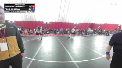 75 lbs 1st Place Match - Cole Train Vanderwerff, B.A.M. Training Center vs Reed Akkerman, Askren Wrestling Academy