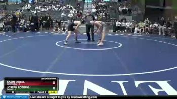 138 lbs Quarterfinals (8 Team) - Kasin O`Dell, Blackwell vs Joseph Robbins, Salina