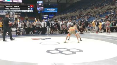 120 lbs Cons. Rd Of 16 - Anthony Garza, California vs Joel Friederichs, Minnesota