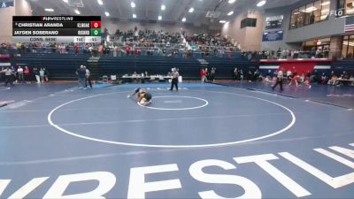 106 lbs Cons. Semi - Christian Aranda, Klein Oak vs Jayden Soberano, Richardson