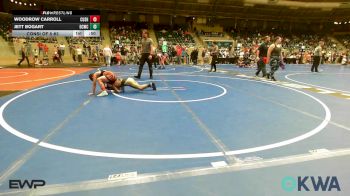 70 lbs Consi Of 8 #2 - Woodrow Carroll, Cushing Tigers vs Jett Bogart, Dark Cloud Wrestling Club