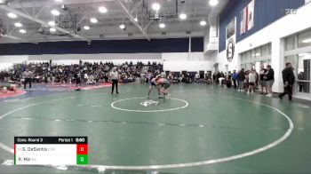 126 lbs Cons. Round 3 - Graham DeSantis, Corona Del Mar vs Richard Ma, San Marino