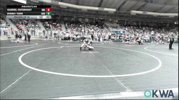 83 lbs Round Of 16 - Gabriel Osterhout, Berryhill Wrestling Club vs Everly York, Gore Pirates Youth Wrestling