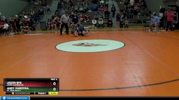 128 lbs Consolation Bracket - Andy Maroyka, St. John Paul II vs Jason Bye, James Clemens HS