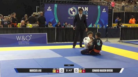 Edward Mason Rivero vs Marcus A Hu 2025 Pan Kids Jiu-Jitsu IBJJF Championship