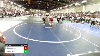 285 lbs Consolation - Angelo Guarente, Bulldog Wrestling vs Leander Tsinigine, Independent