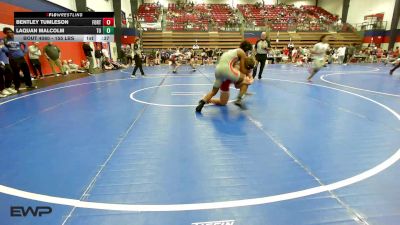 155 lbs Consolation - Bentley Tumleson, Fort Gibson vs Laquan Malcolm, Tulsa Union