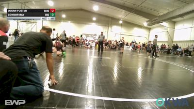 85 lbs Quarterfinal - Logan Foster, Keystone Kids Wrestling Club vs Connor Ray, Battlefield Wrestling Club