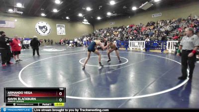 160 lbs Cons. Round 2 - Gavin Blackburn, Arroyo Grande vs Armando Vega, Centennial