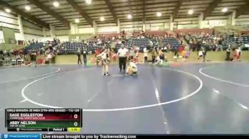 112 lbs Quarterfinal - Sage Eggleston, Champions Wrestling Club vs Abby Nelson, Top Of Utah