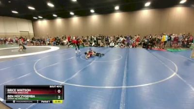 92-95 lbs Round 1 - Brice Whitson, Precision Wrestling vs Ben Moczygemba, Ohana HQ Wrestling