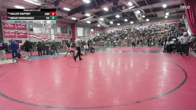 157 lbs Cons. Round 1 - Brian Hernandez, Lucerne Valley vs Hallet Baptist, Lawndale