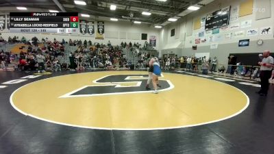 145 lbs Quarterfinal - Lilly Seaman, Sheridan vs Ayrabella Locke-Redfield, Upton