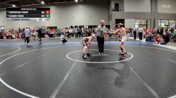 90 lbs Champ. Round 1 - Christian West, Maize vs Casen Todd, St. Francis WC