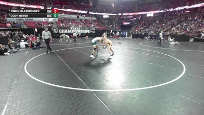 157 lbs Cons. Semis - Cody Meyer, Osceola vs Jerrin Glasbrenner, Fennimore