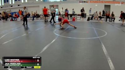 84 lbs Round 3 - Luke Whitmer, Triton Wrestling Club vs Jack Friedland, Canes Wrestling Club