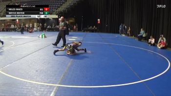 80 lbs 3rd Place Match - Miles Maes, Mollitium vs Bryce Reiter, Pursuit Wrestling Minnesota