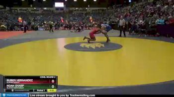6A - 170 lbs Cons. Round 2 - Noah Sharp, Olathe Northwest vs Ruben Hernandez, Olathe North